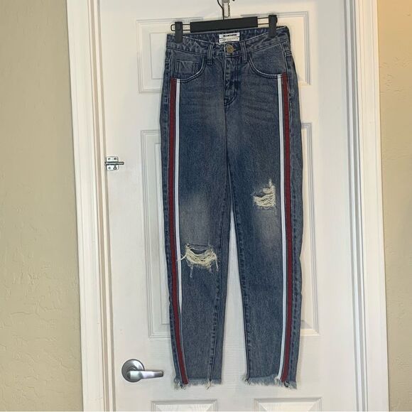 One Teaspoon High Waist Awesome Baggies Size 24 - Picture 3 of 12